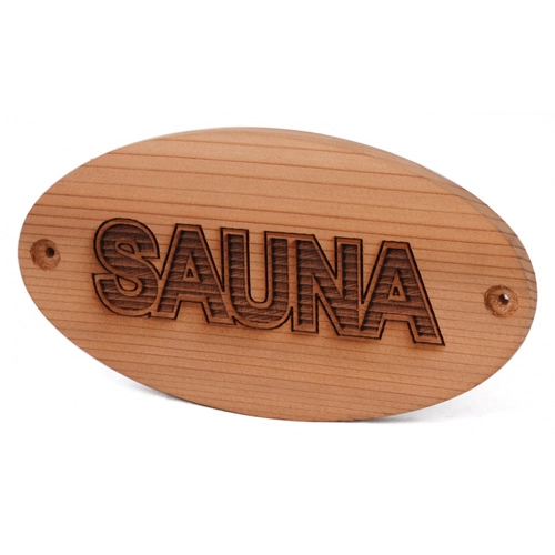 Табличка для сауны, бани "SAUNA" Sawo 950-D