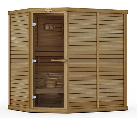 1Сауна Sawo 1420LSС-WD из кедра в сборе
