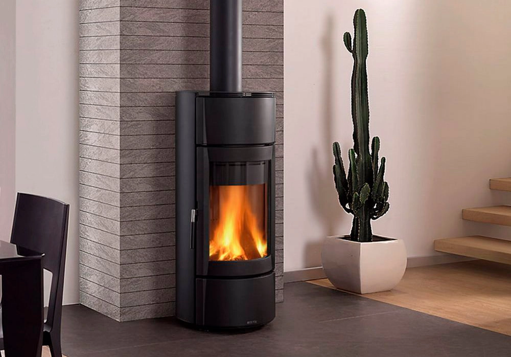 Печь-камин La Nordica Fortuna Steel Nero Antracite