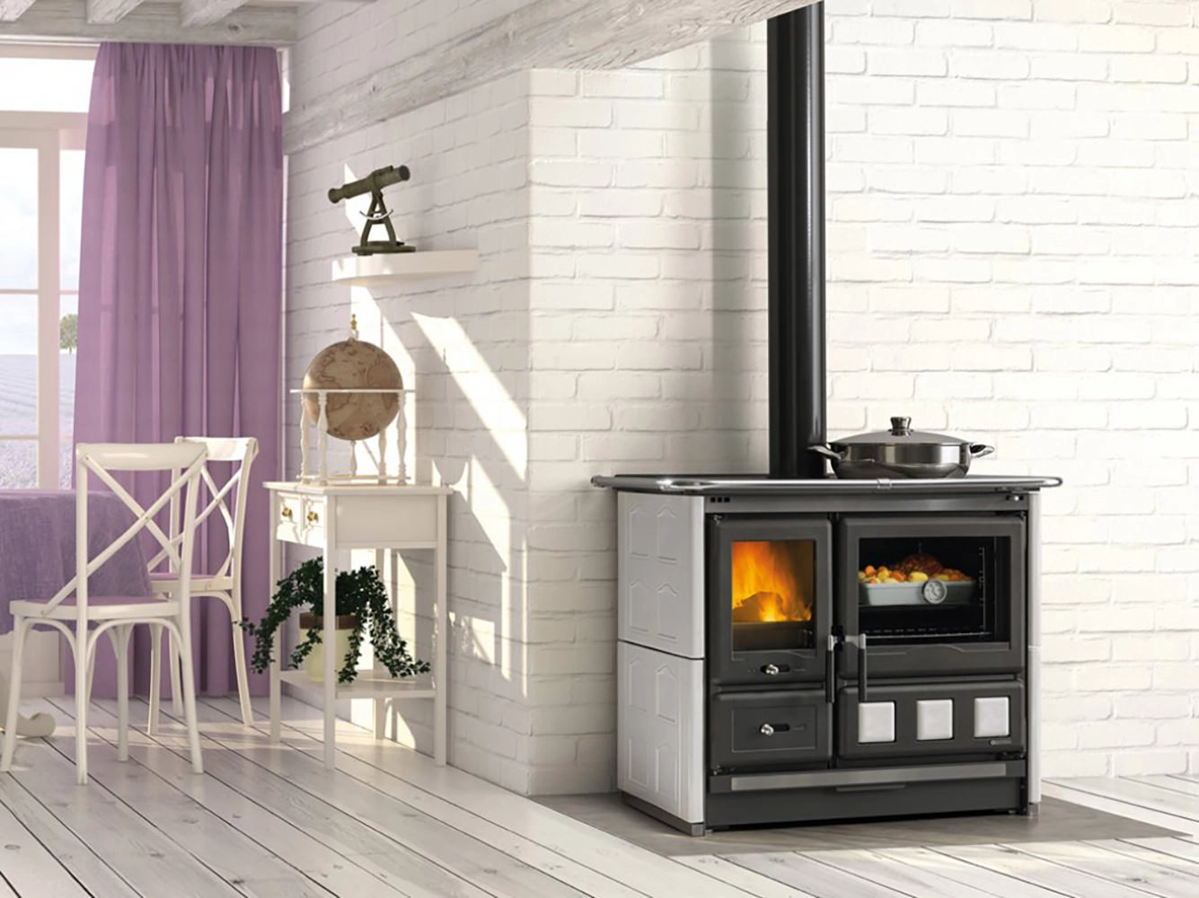 Отопительно-варочная печь La Nordica Rosa XXL