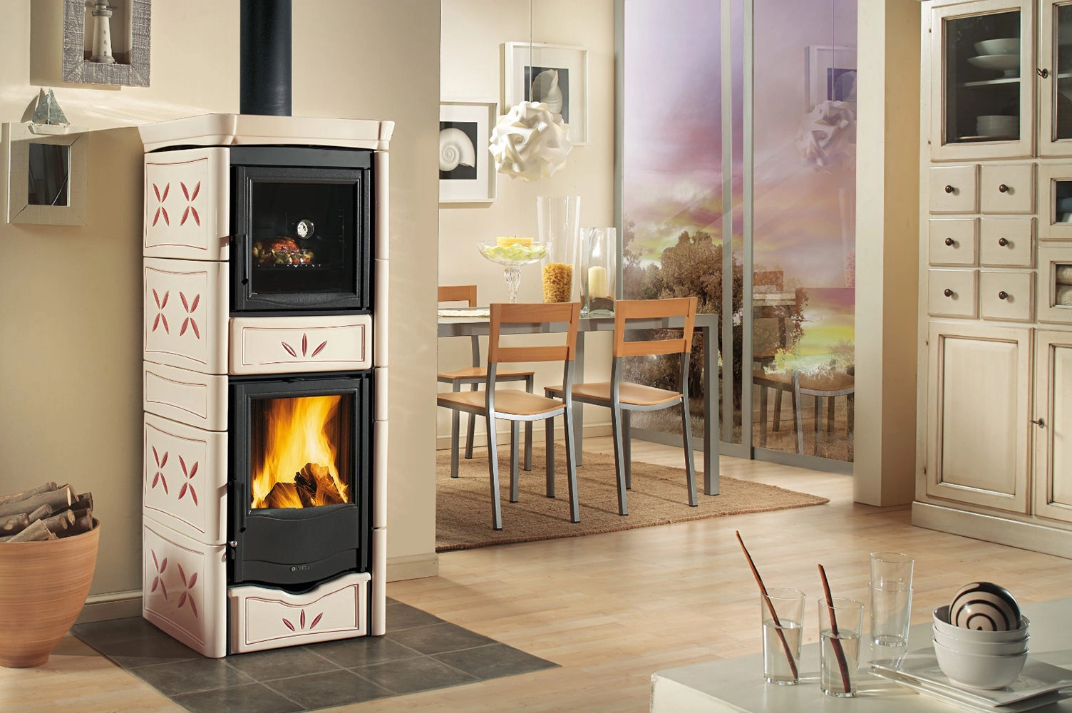 Отопительно-варочная печь La Nordica Nicoletta Forno