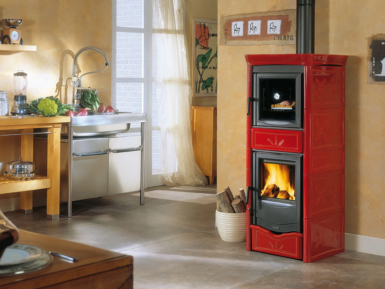 Отопительно-варочная печь La Nordica TermoNicoletta Forno D.S.A