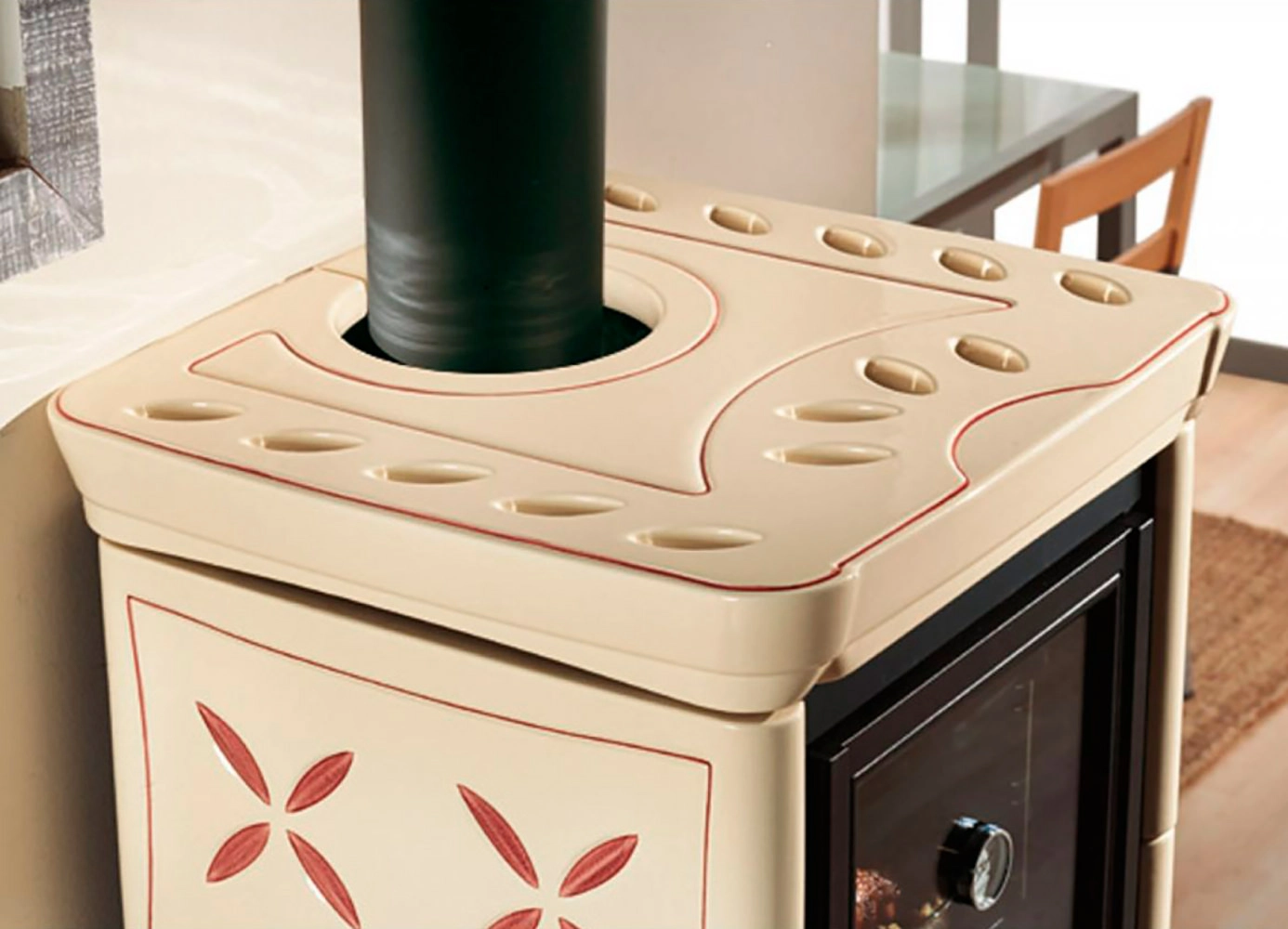 1Отопительно-варочная печь La Nordica Nicoletta Vogue Silk Forno