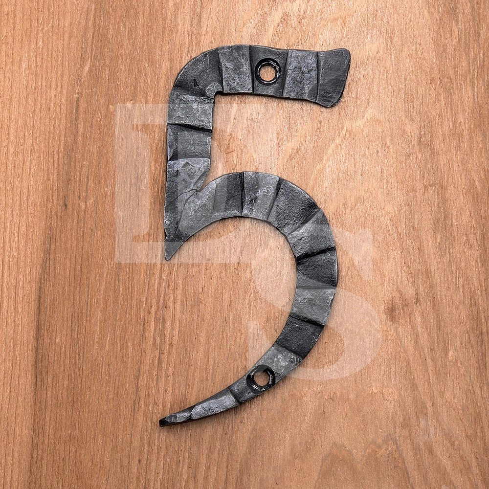 Цифра кованая для дома "5" Covali