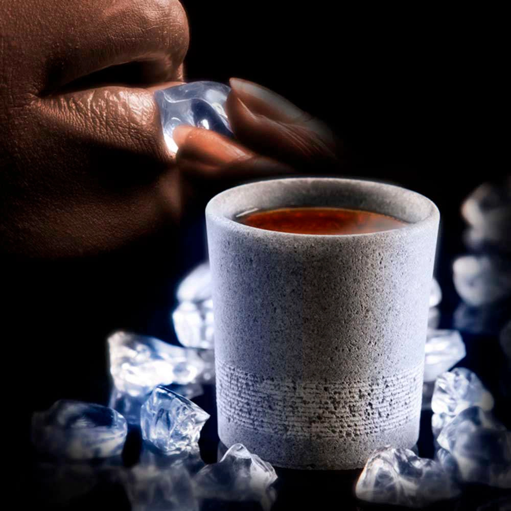 Рюмка из камня (Талькомагнезит) Hukka Freeze, для напитков