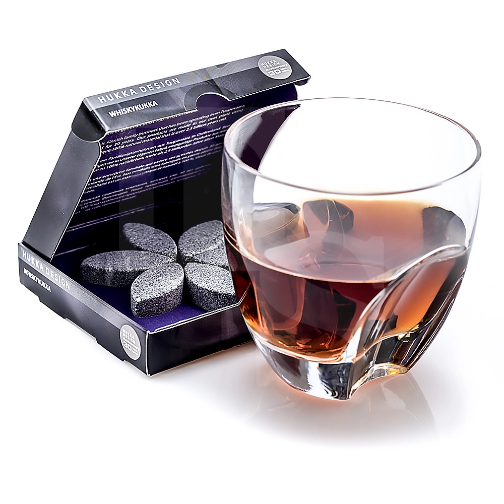 Кубики из камня (Талькомагнезит) Hukka Whiskykukka ice stones, для напитков