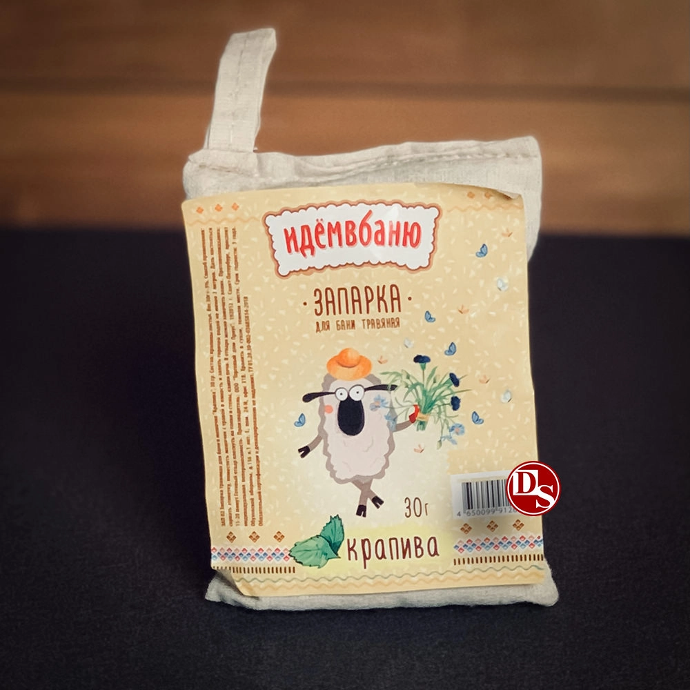 Запарка травяная для бани в мешочке "Крапива", 30 гр., Россия DOMSAUN