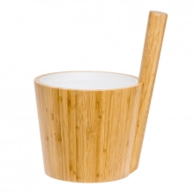 Запарник Rento Tammer-Tukku, бамбуковый с белой пластиковой вставкой