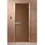 Дверь DoorWood 8x20 (Бронза матовая,  коробка из лиственных пород, петли (3 шт.))