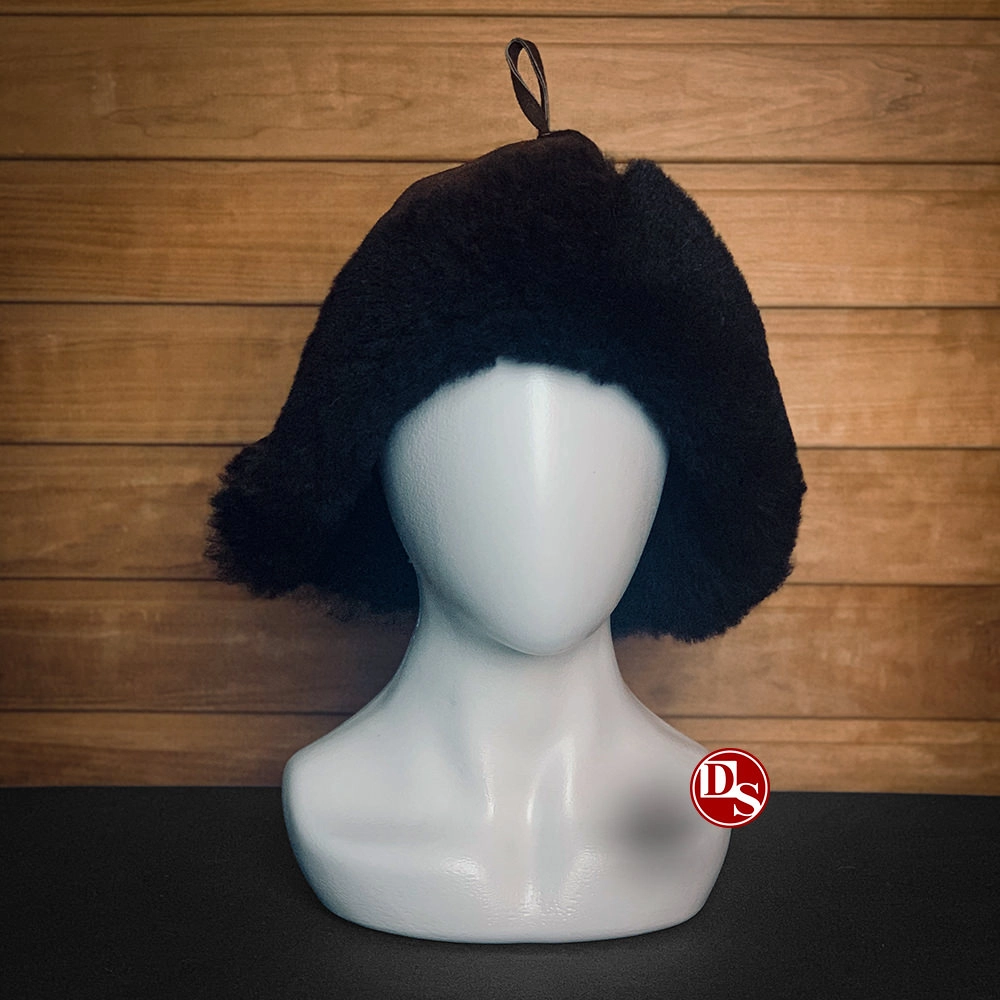1Шапка банная "Коричневая" из 100% натуральной овчины Тепло Кавказа