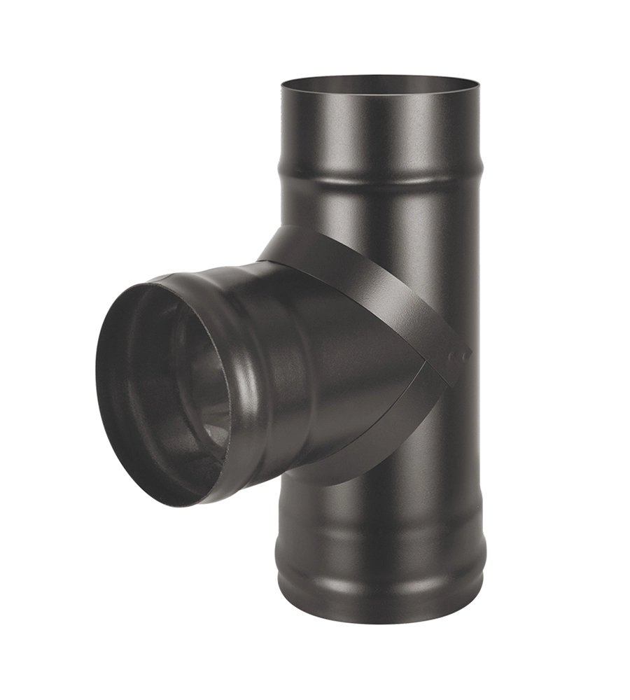 Тройник Black (AISI430/0,8 мм.) 90 градусов, D120 Везувий