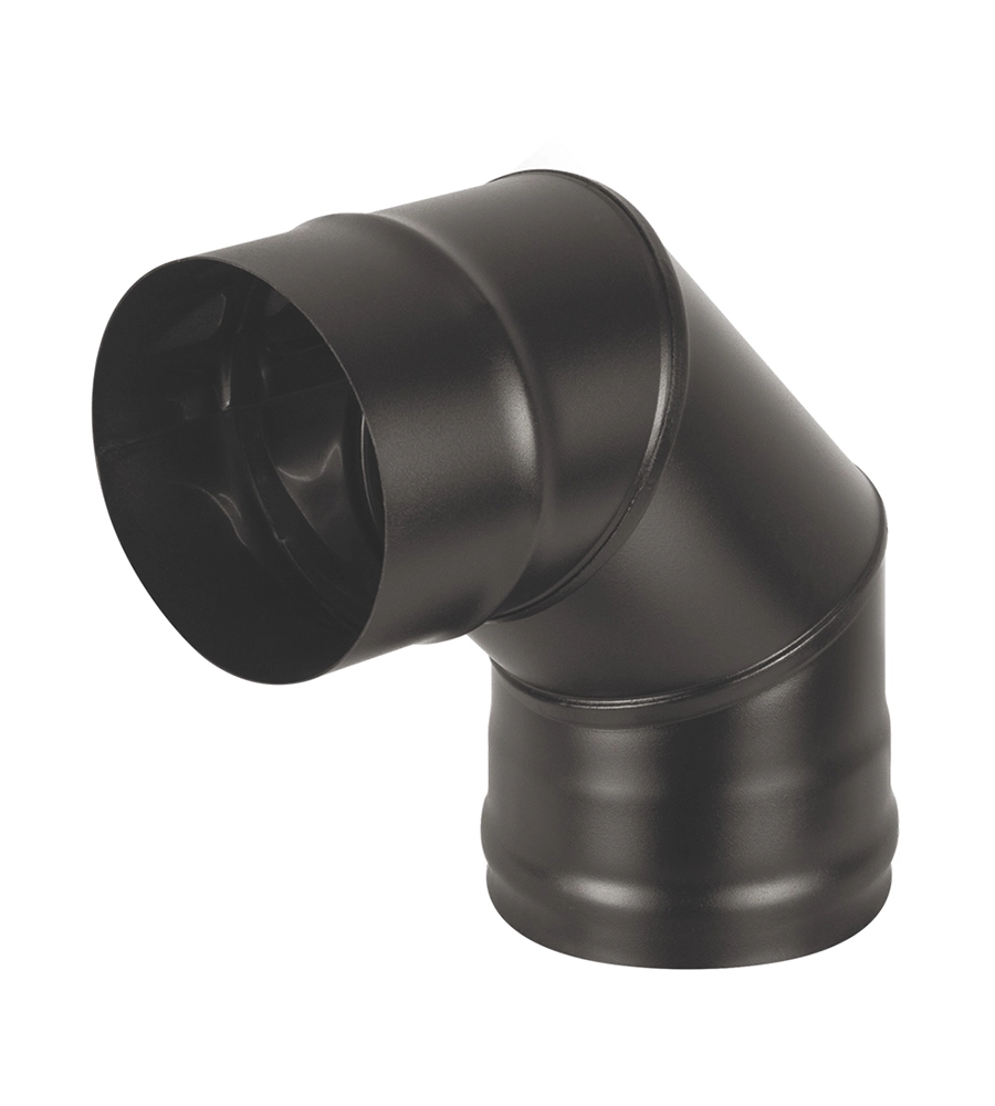 Колено Black (AISI430/0,8 мм.) 90* 3-х секционное D120 Везувий
