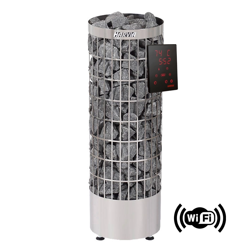 Печь для сауны, бани Harvia Cilindro PC90XW WiFi Steel