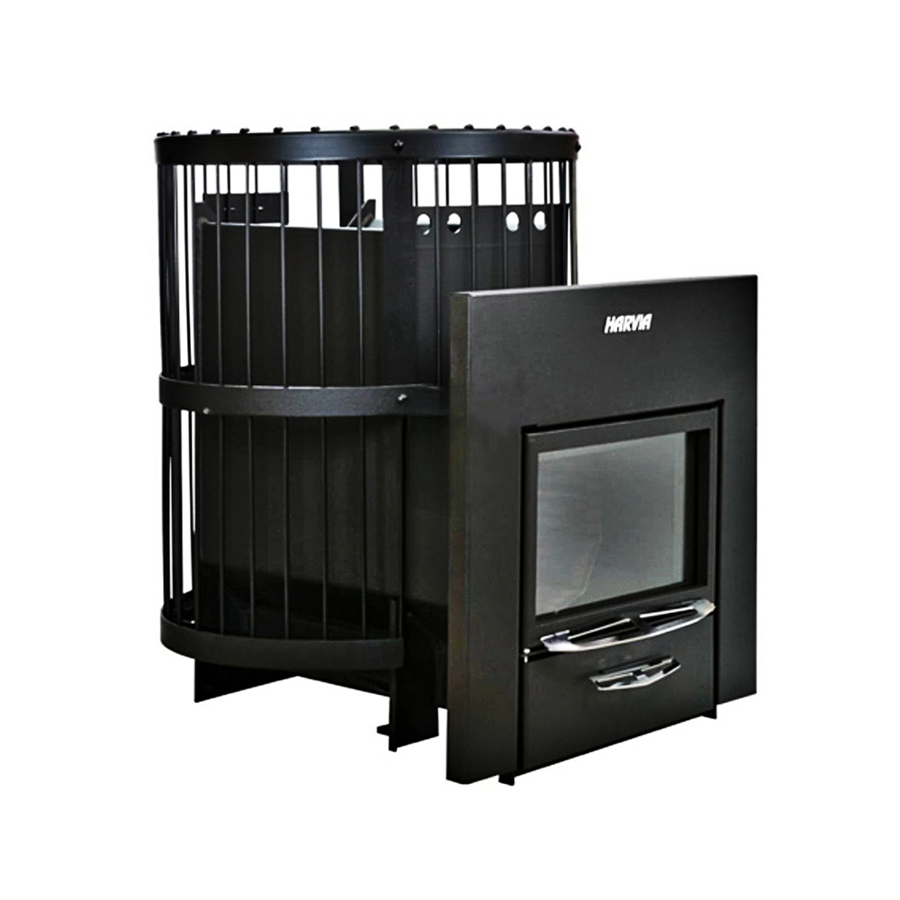 Дровяная печь-камин для бани Harvia Legend 240 Duo Black