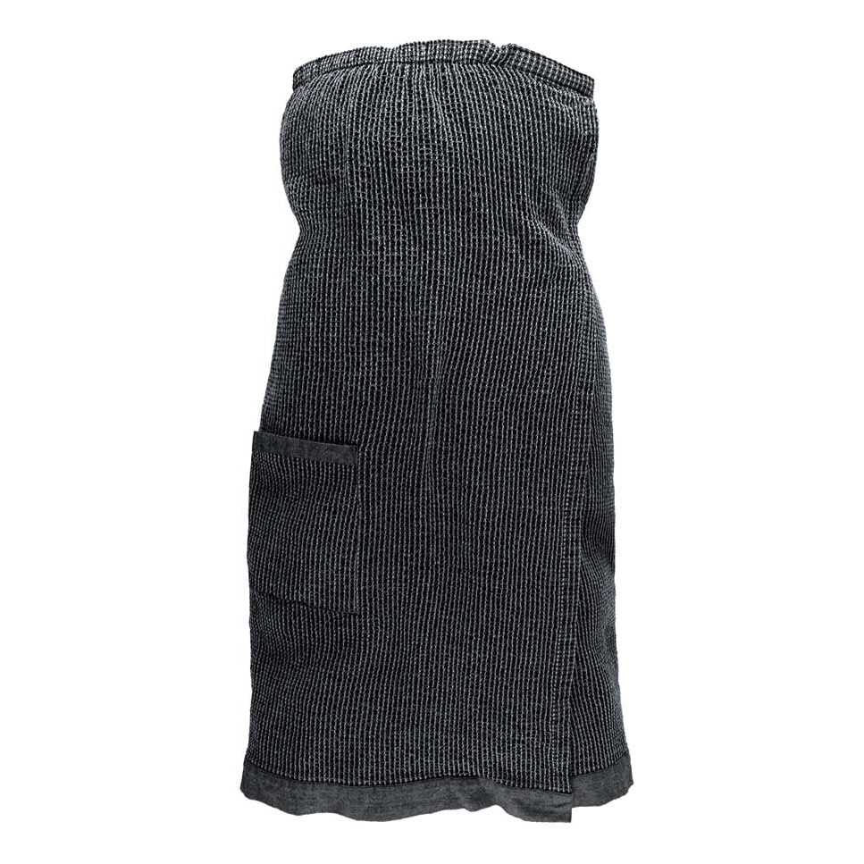 Парео Rento Tammer-Tukku, 85 х145 см, Kenno Sarong, Черно-серый
