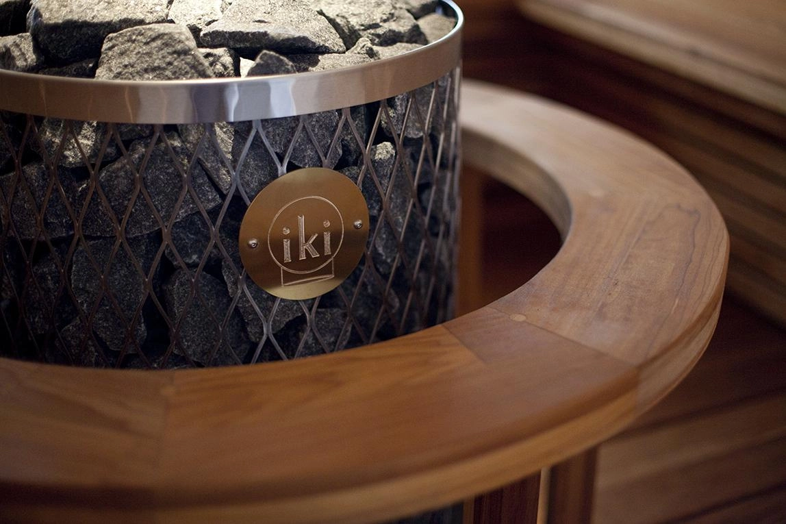 1Печь для сауны IKI Pillar 18,0 кВт (280 кг. камней)