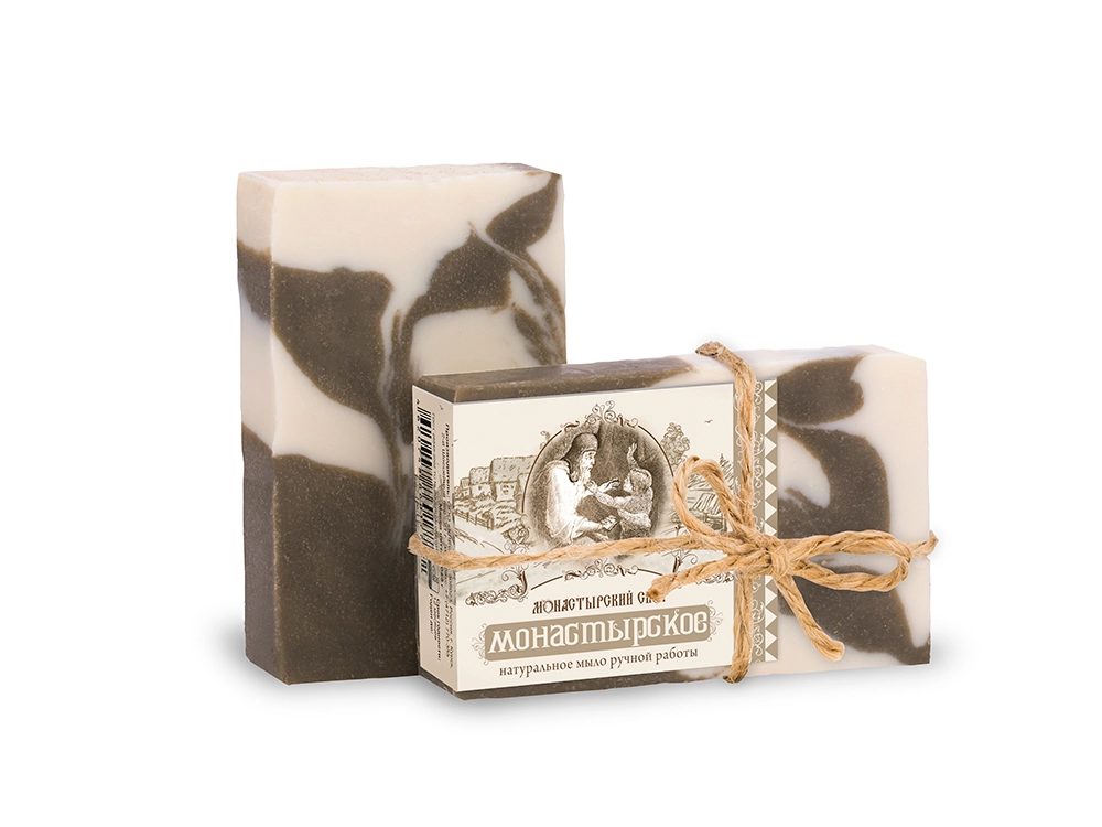 Мыло-скраб «Монастырское», 100 г. Kleona