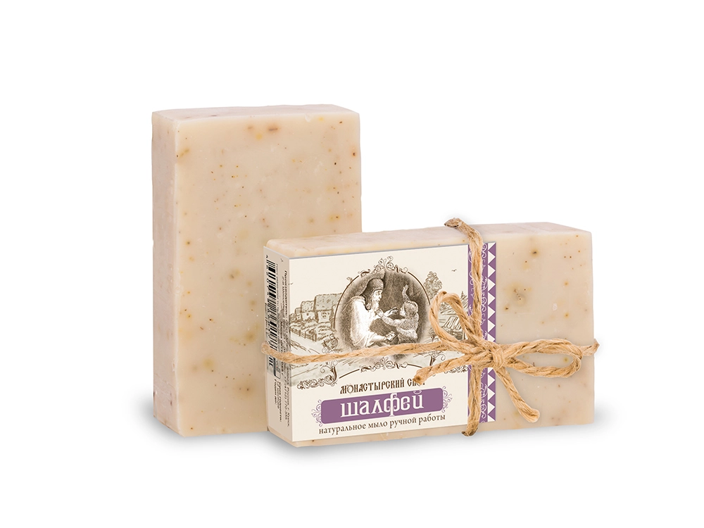 Туалетное мыло «Шалфей», 100 г. Kleona