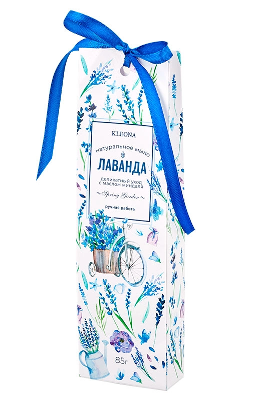 Мыло "Лаванда" в коробке, 85 г. Kleona
