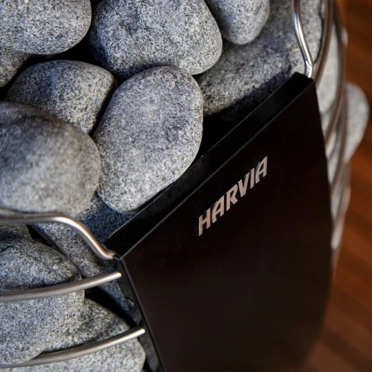 1Электрическая печь Harvia Spirit SP90XW Black (Пульт утправления Xenio CX170WiFi, дверной контактор в комплекте)