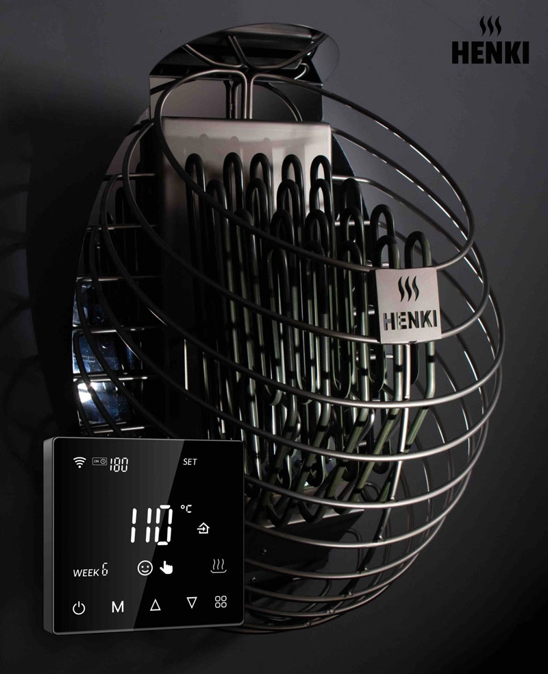 1Электрическая печь Henki Nest Black 6