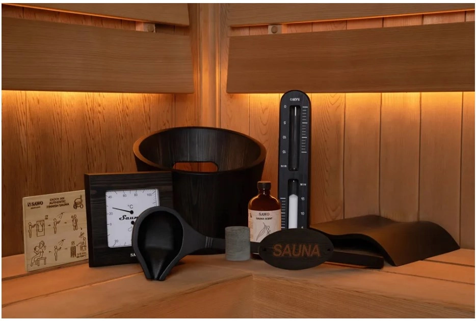 Набор подарочный Sawo SIGNATURE BLACK, артикул SET-SIG-BL