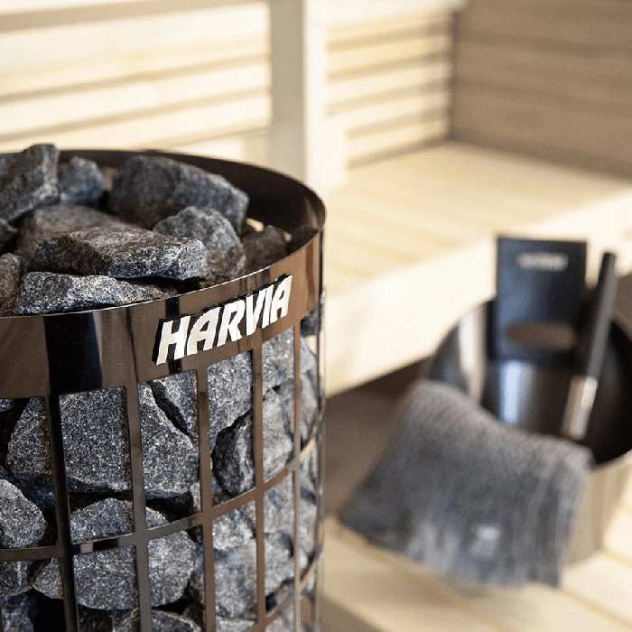1Печь для сауны Harvia Cilindro PC70E Black Steel