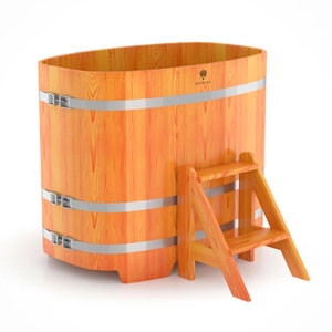 Купель из лист (0,76х1,16хh=1,0) натур. BentWood