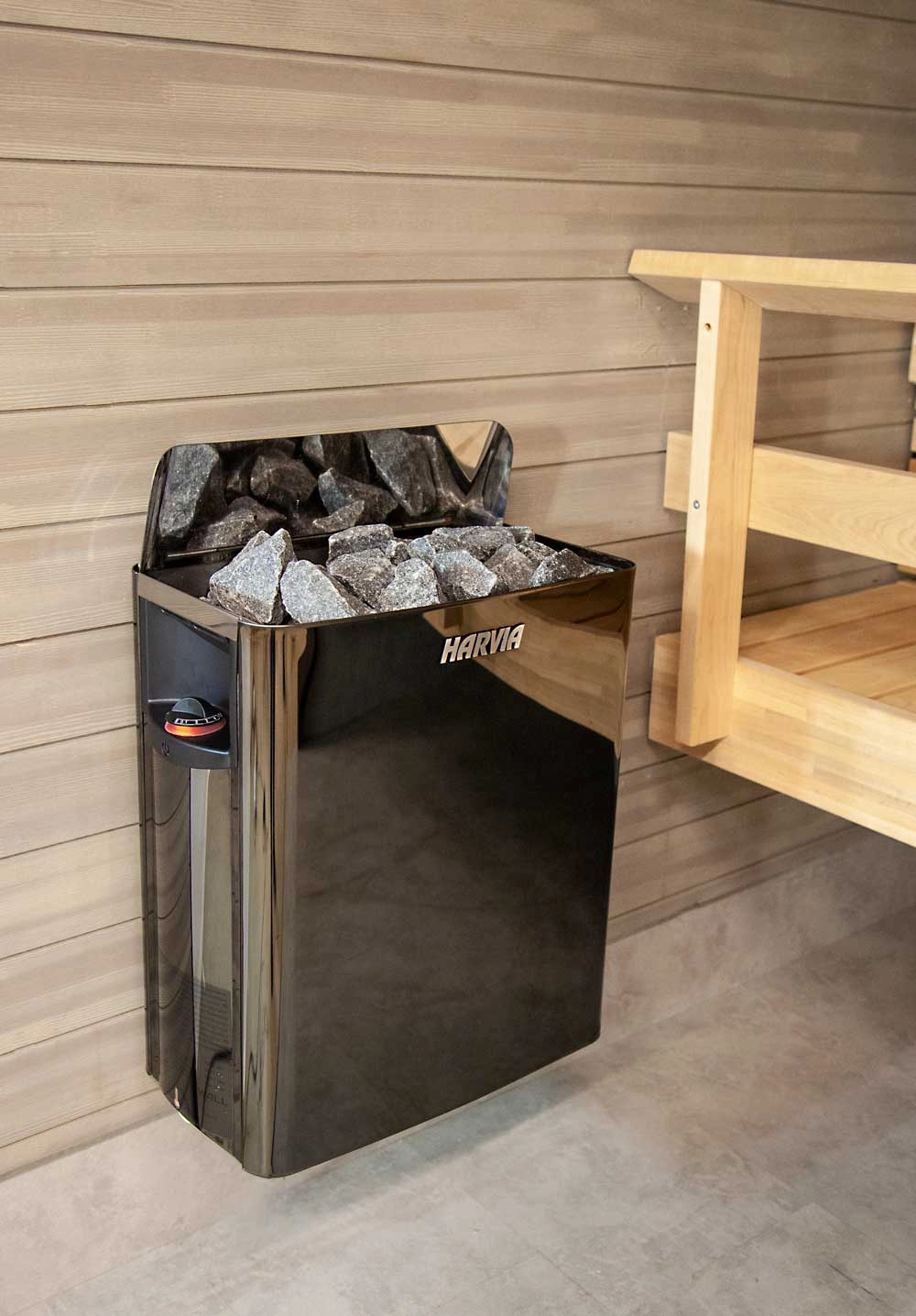 1Электрическая печь Harvia Wall SW60 Black Steel